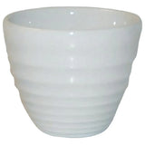 DL417 Churchill Bit on the Side White Ripple Dip Pots 114ml (Pack of 12) - JD Catering Equipment Solutions Ltd