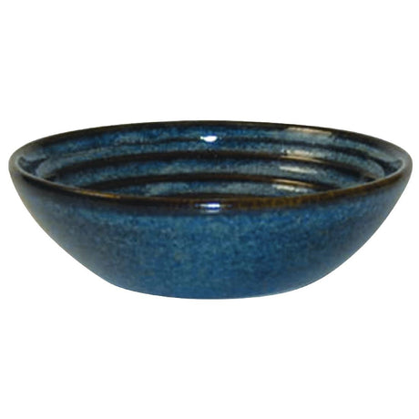 DL421 Churchill Bit on the Side Blue Ripple Dip Dishes 113mm (Pack of 12) JD Catering Equipment Solutions Ltd
