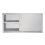 DL450 Vogue Stainless Steel Wall Cupboard 1200mm JD Catering Equipment Solutions Ltd