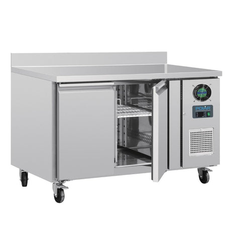 DL916 Polar U-Series Double Door Counter Freezer with Upstand 282Ltr JD Catering Equipment Solutions Ltd