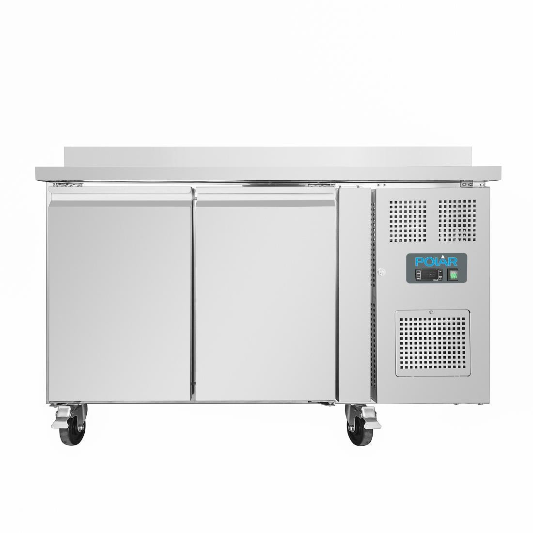 DL916 Polar U-Series Double Door Counter Freezer with Upstand 282Ltr JD Catering Equipment Solutions Ltd