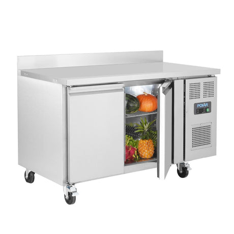 DL916 Polar U-Series Double Door Counter Freezer with Upstand 282Ltr JD Catering Equipment Solutions Ltd