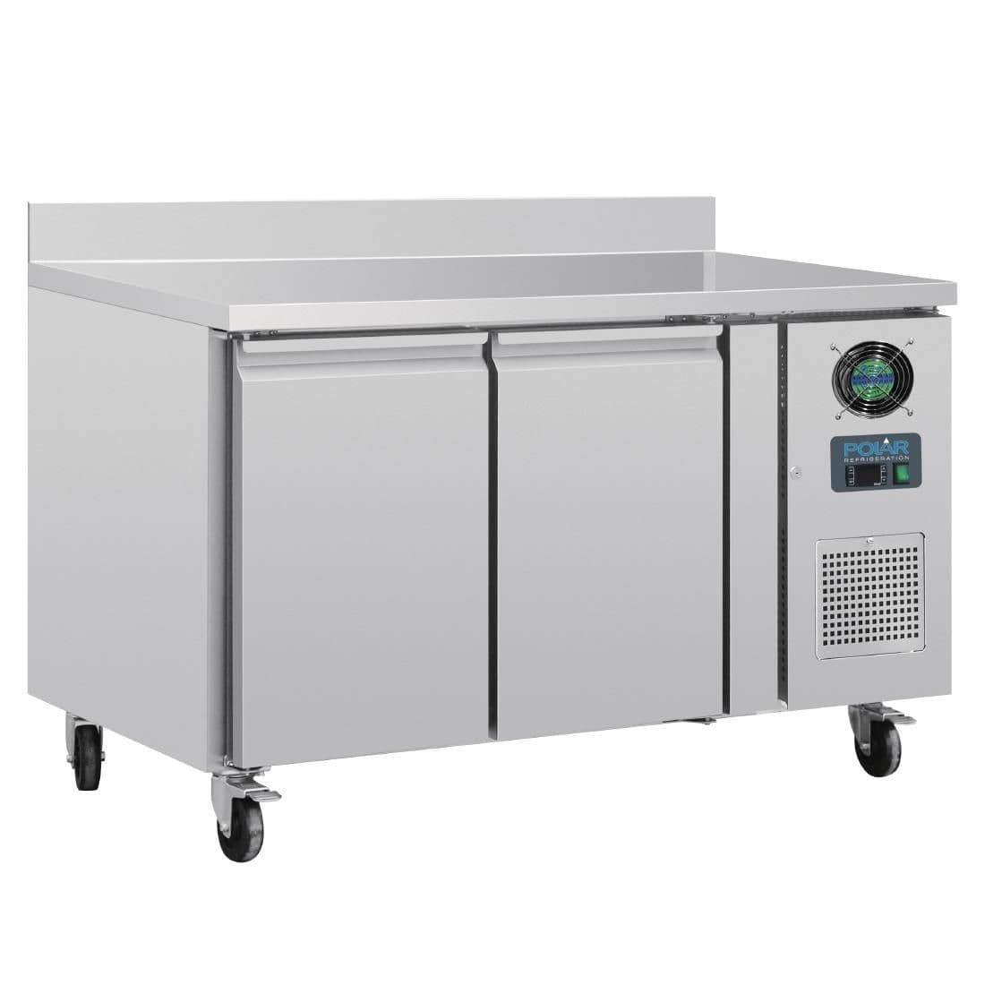 DL916 Polar U-Series Double Door Counter Freezer with Upstand 282Ltr JD Catering Equipment Solutions Ltd