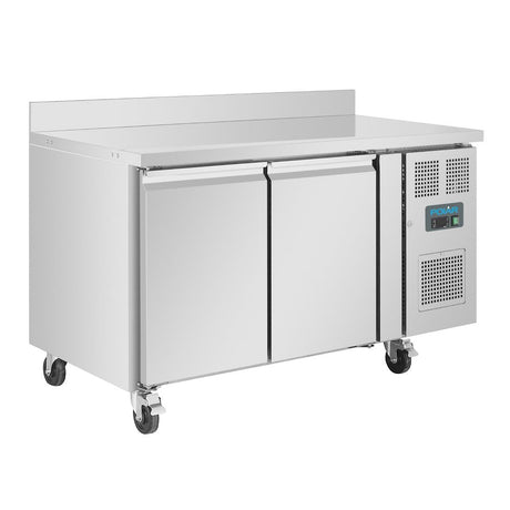 DL916 Polar U-Series Double Door Counter Freezer with Upstand 282Ltr JD Catering Equipment Solutions Ltd