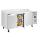 DL917 Polar U-Series Triple Door Counter Freezer with Upstand 417Ltr JD Catering Equipment Solutions Ltd