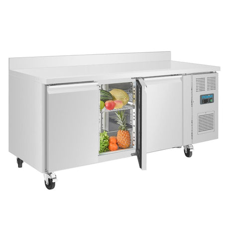 DL917 Polar U-Series Triple Door Counter Freezer with Upstand 417Ltr JD Catering Equipment Solutions Ltd