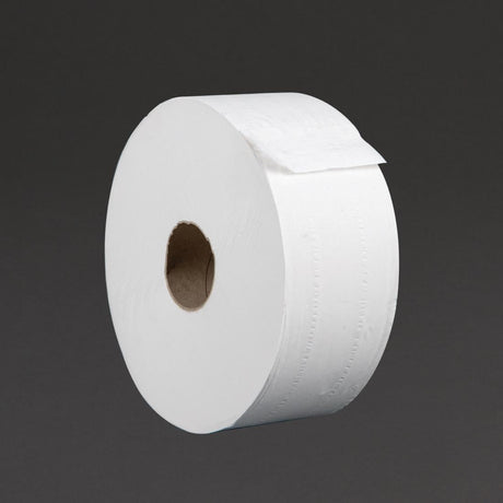 DL919 Jantex Jumbo Toilet Rolls 2-Ply 300m (Pack of 6) JD Catering Equipment Solutions Ltd