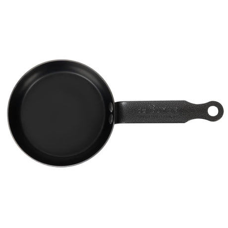 DL953 De Buyer Black Iron Blinis Pan 120mm JD Catering Equipment Solutions Ltd