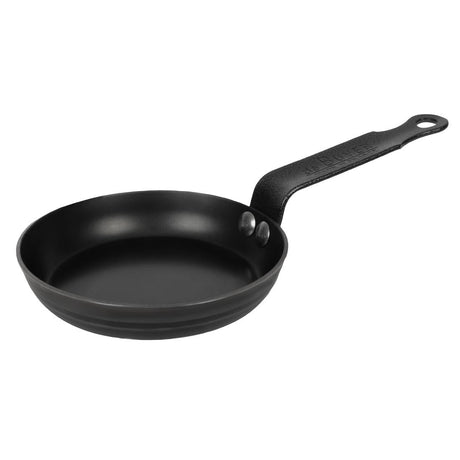 DL953 De Buyer Black Iron Blinis Pan 120mm JD Catering Equipment Solutions Ltd