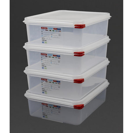 DL982 Araven Polypropylene 1/2 Gastronorm Food Container 6.5Ltr (Pack of 4) JD Catering Equipment Solutions Ltd