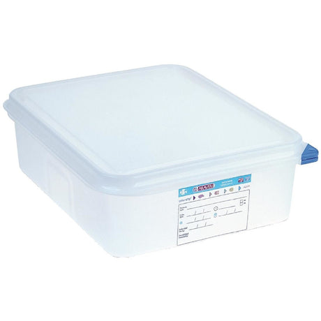 DL982 Araven Polypropylene 1/2 Gastronorm Food Container 6.5Ltr (Pack of 4) JD Catering Equipment Solutions Ltd