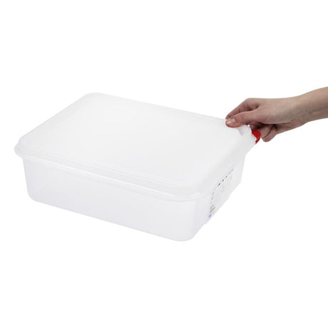 DL982 Araven Polypropylene 1/2 Gastronorm Food Container 6.5Ltr (Pack of 4) JD Catering Equipment Solutions Ltd