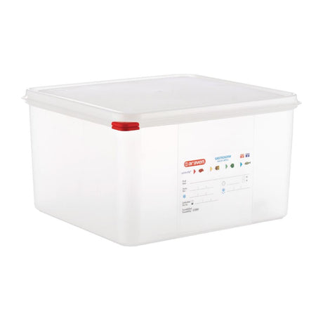 DL983 Araven Polypropylene 2/3 Gastronorm Food Storage Container 19Ltr (Pack of 4) JD Catering Equipment Solutions Ltd