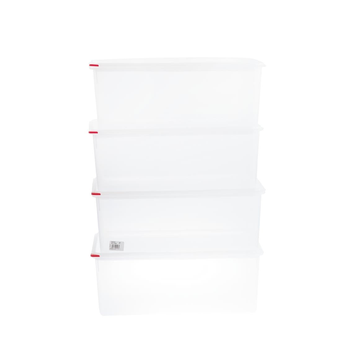 DL984 Araven Polypropylene 1/1 Gastronorm Food Storage Box 28Ltr (Pack of 4) JD Catering Equipment Solutions Ltd