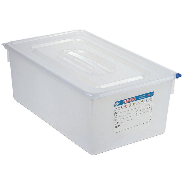 DL984 Araven Polypropylene 1/1 Gastronorm Food Storage Box 28Ltr (Pack of 4) JD Catering Equipment Solutions Ltd