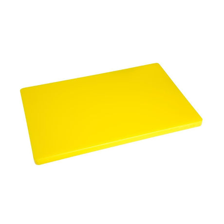 DM002 Hygiplas Extra Thick Low Density Yellow Chopping Board Standard JD Catering Equipment Solutions Ltd