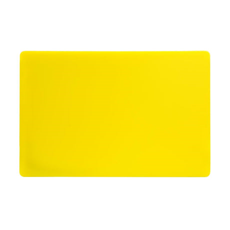 DM002 Hygiplas Extra Thick Low Density Yellow Chopping Board Standard JD Catering Equipment Solutions Ltd