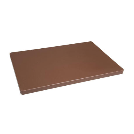 DM003 Hygiplas Extra Thick Low Density Brown Chopping Board Standard JD Catering Equipment Solutions Ltd