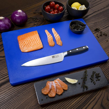 DM005 Hygiplas Extra Thick Low Density Blue Chopping Board Standard JD Catering Equipment Solutions Ltd