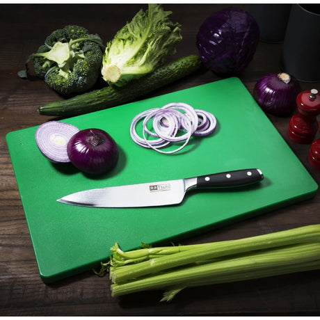 DM006 Hygiplas Extra Thick Low Density Green Chopping Board Standard JD Catering Equipment Solutions Ltd