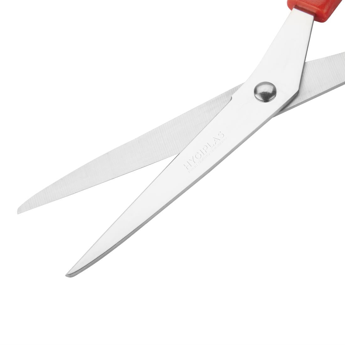 DM036 Hygiplas Red Colour Coded Scissors JD Catering Equipment Solutions Ltd