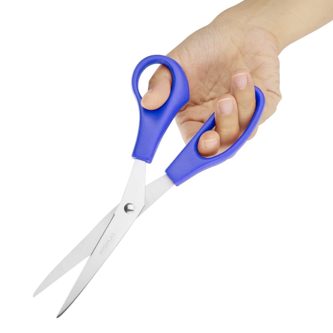 DM037 Hygiplas Blue Colour Coded Scissors JD Catering Equipment Solutions Ltd