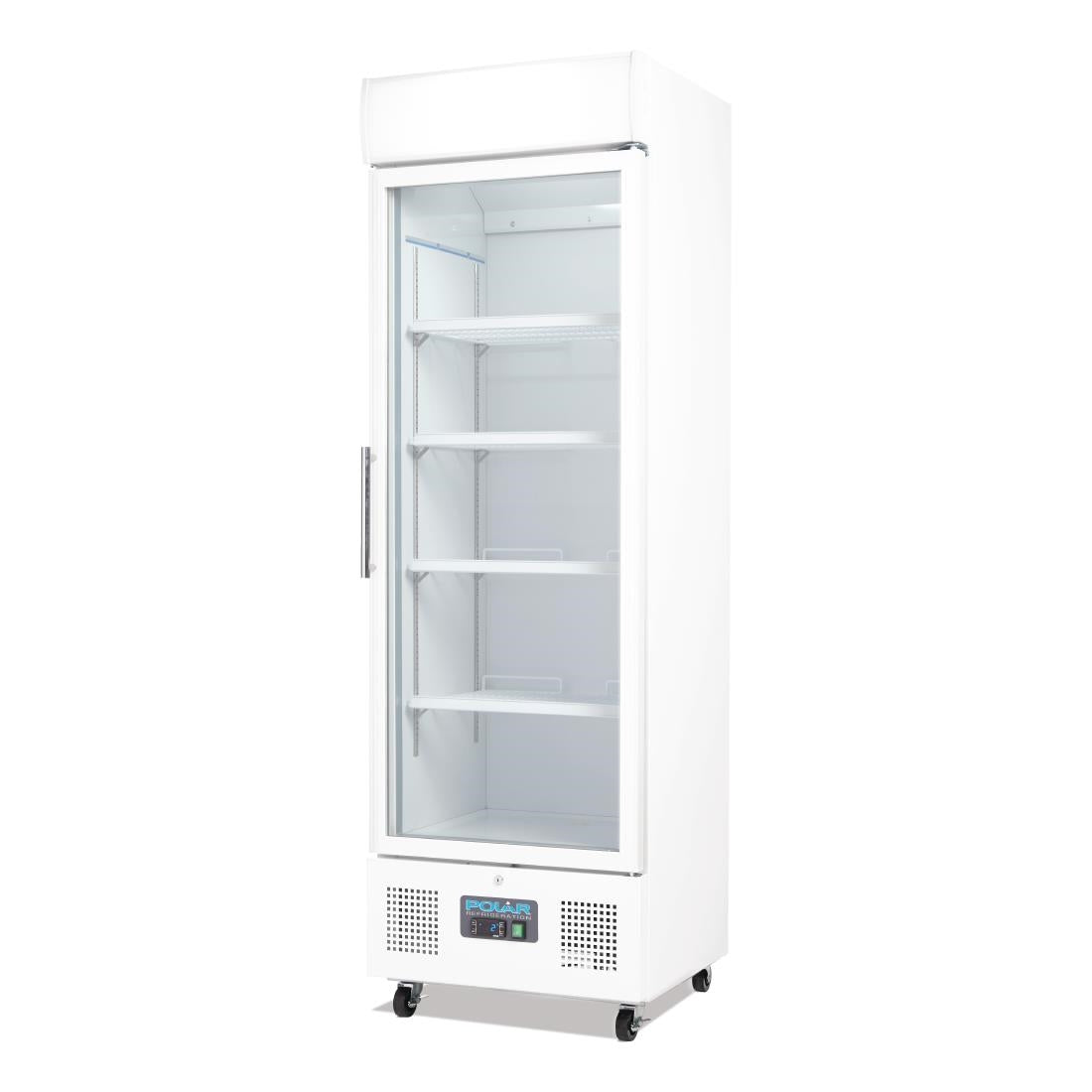 DM076 Polar G-Series Upright Display Fridge 368Ltr White JD Catering Equipment Solutions Ltd