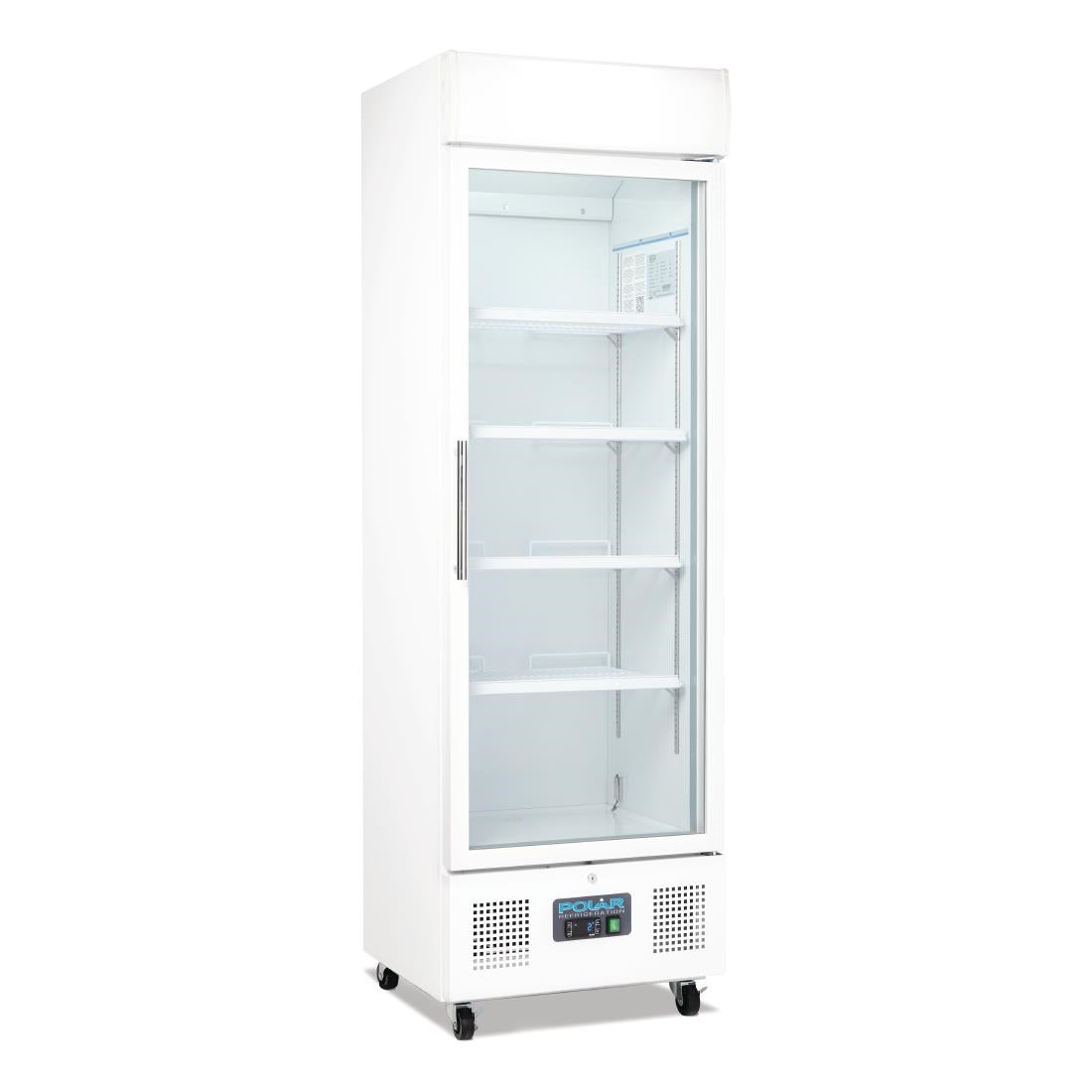 DM076 Polar G-Series Upright Display Fridge 368Ltr White JD Catering Equipment Solutions Ltd