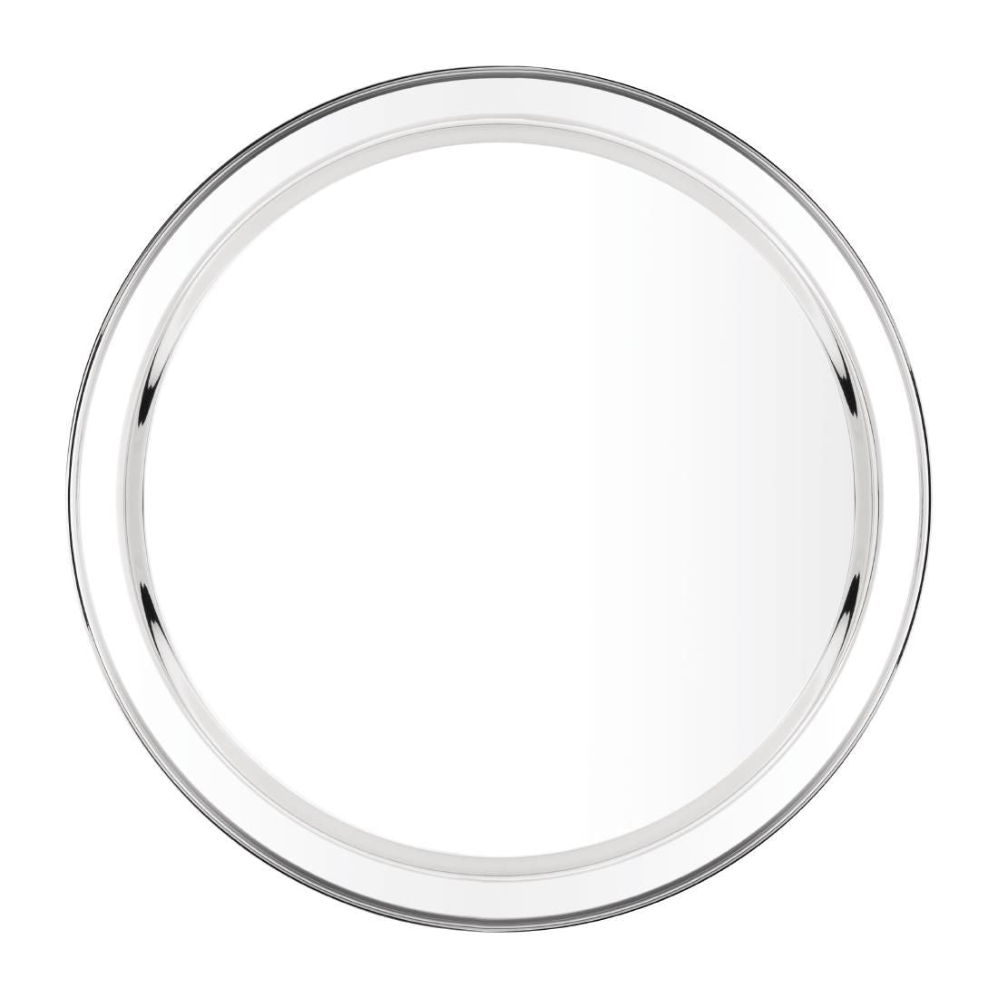 DM194 Olympia Stainless Steel Round Service Tray 405mm JD Catering Equipment Solutions Ltd