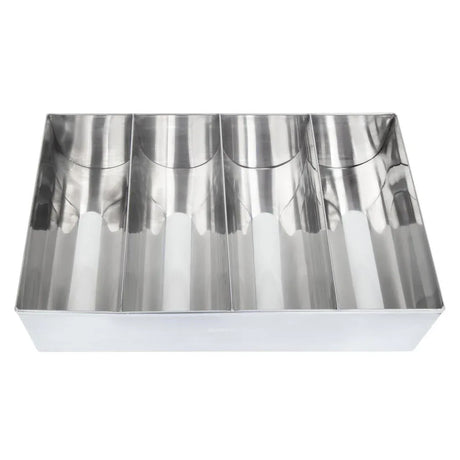 DM274 Olympia Cutlery Holder Stainless Steel - JD Catering Equipment Solutions Ltd