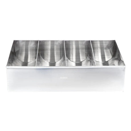 DM274 Olympia Cutlery Holder Stainless Steel - JD Catering Equipment Solutions Ltd