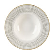 DM442 Churchill Studio Prints Homespun Stone Grey Wide Rim Bowl 280mm (Pack of 12) JD Catering Equipment Solutions Ltd