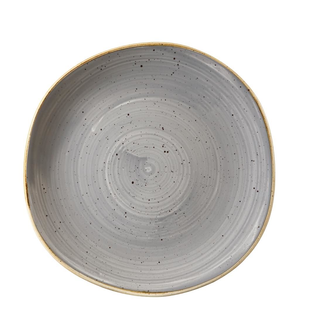 DM457 Churchill Stonecast Round Plate Peppercorn Grey 264mm (Pack of 12) JD Catering Equipment Solutions Ltd