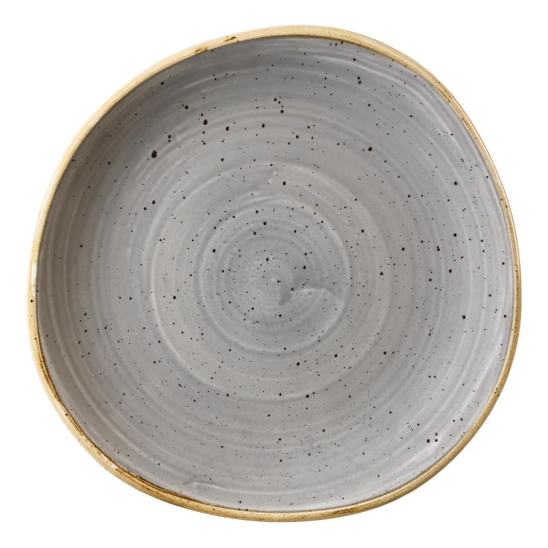 DM458 Churchill Stonecast Round Plate Peppercorn Grey 210mm (Pack of 12) JD Catering Equipment Solutions Ltd