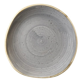 DM459 Churchill Stonecast Round Plate Peppercorn Grey 186mm (Pack of 12) - JD Catering Equipment Solutions Ltd