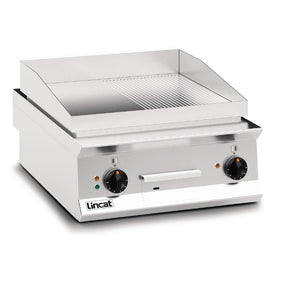DM549 Lincat Opus 800 Half Ribbed Griddle OE8205/R JD Catering Equipment Solutions Ltd