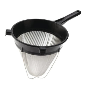 DM597 Matfer Bourgeat Exoglass Bouillon Strainer 255mm - JD Catering Equipment Solutions Ltd