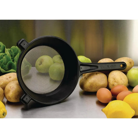 DM599 Matfer Bourgeat Exoglass Sieve Strainer 200mm Fine Mesh - JD Catering Equipment Solutions Ltd