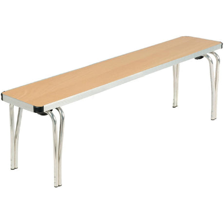 DM606 Gopak Contour Stacking Bench Beech Effect 4ft JD Catering Equipment Solutions Ltd