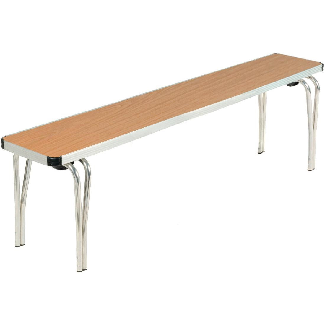 DM693 Gopak Contour Stacking Bench Oak Effect 5ft JD Catering Equipment Solutions Ltd