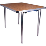 DM695 Gopak Contour Folding Table Teak 3ft JD Catering Equipment Solutions Ltd