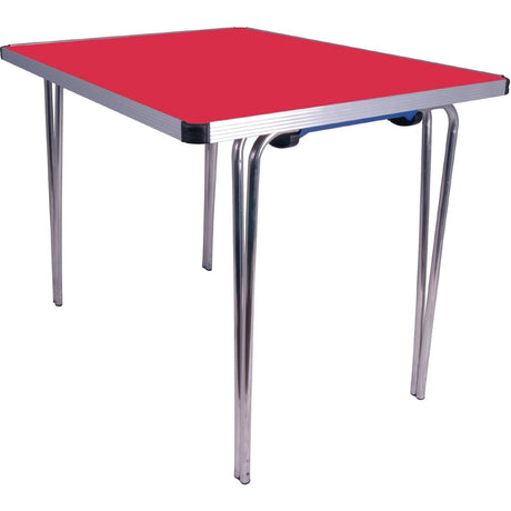 DM698 Gopak Contour Folding Table Red 3ft JD Catering Equipment Solutions Ltd