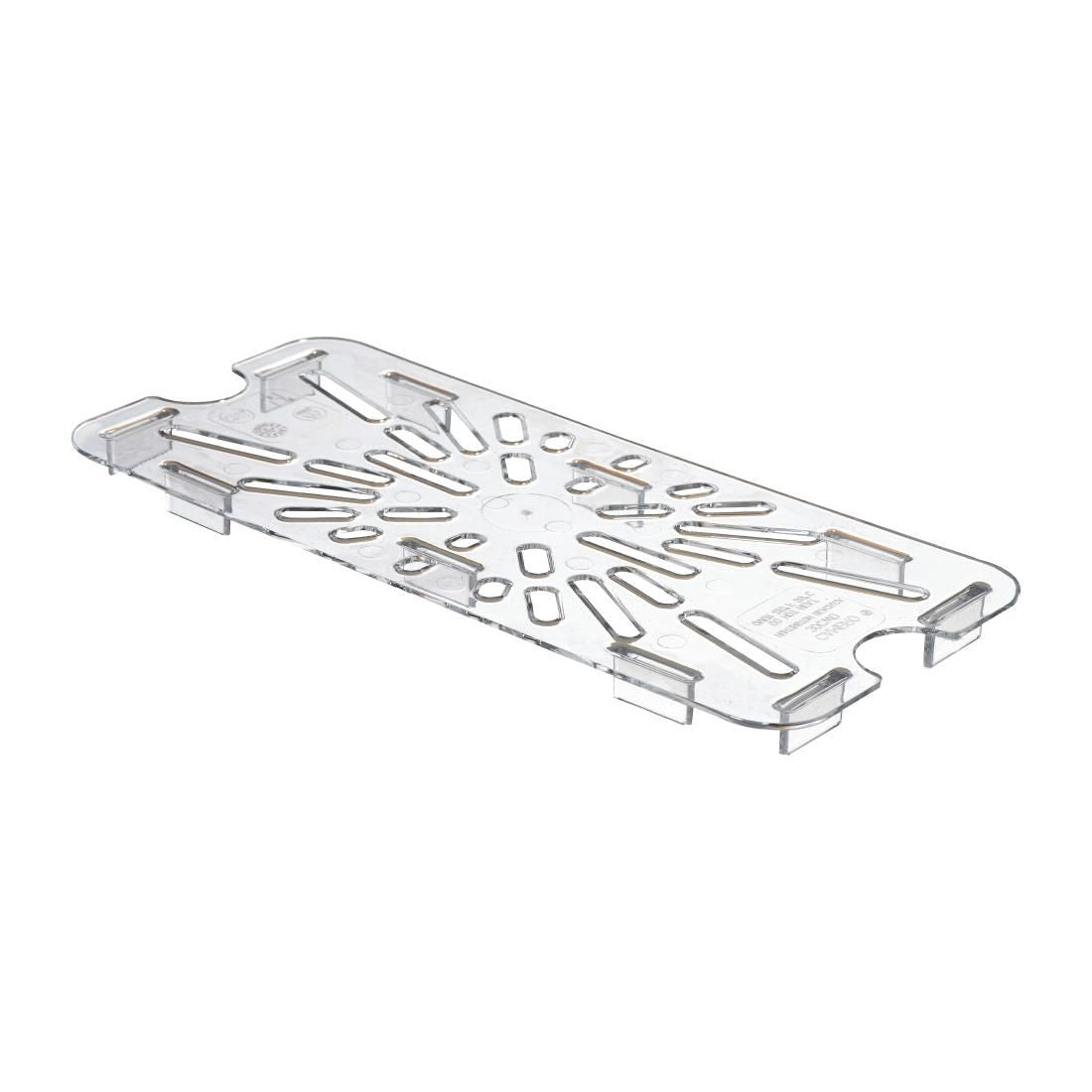 DM712 Cambro Polycarbonate 1/3 Gastronorm Pan Drain Shelf JD Catering Equipment Solutions Ltd