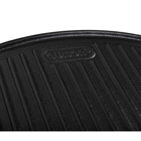 DM722 Garcima SL Enamelled Cast Iron Round Griddle Pan 520mm JD Catering Equipment Solutions Ltd