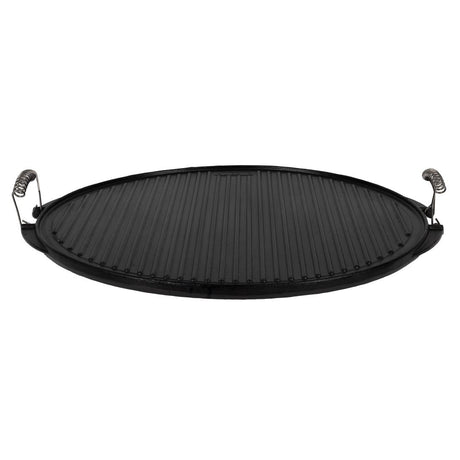 DM722 Garcima SL Enamelled Cast Iron Round Griddle Pan 520mm JD Catering Equipment Solutions Ltd