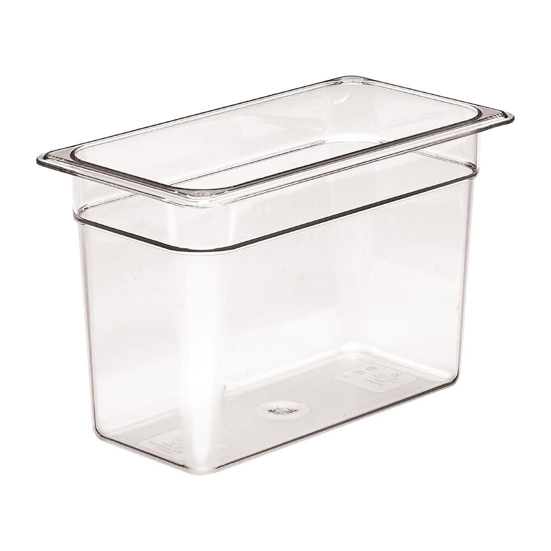 DM736 Cambro Polycarbonate 1/3 Gastronorm Pan 200mm JD Catering Equipment Solutions Ltd