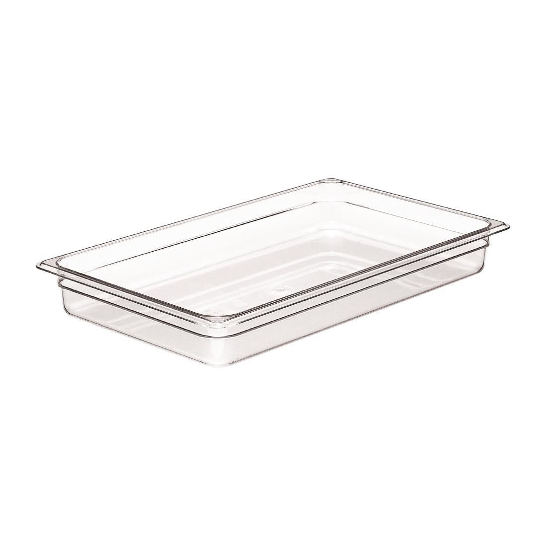 DM740 Cambro Polycarbonate 1/1 Gastronorm Pan 65mm JD Catering Equipment Solutions Ltd