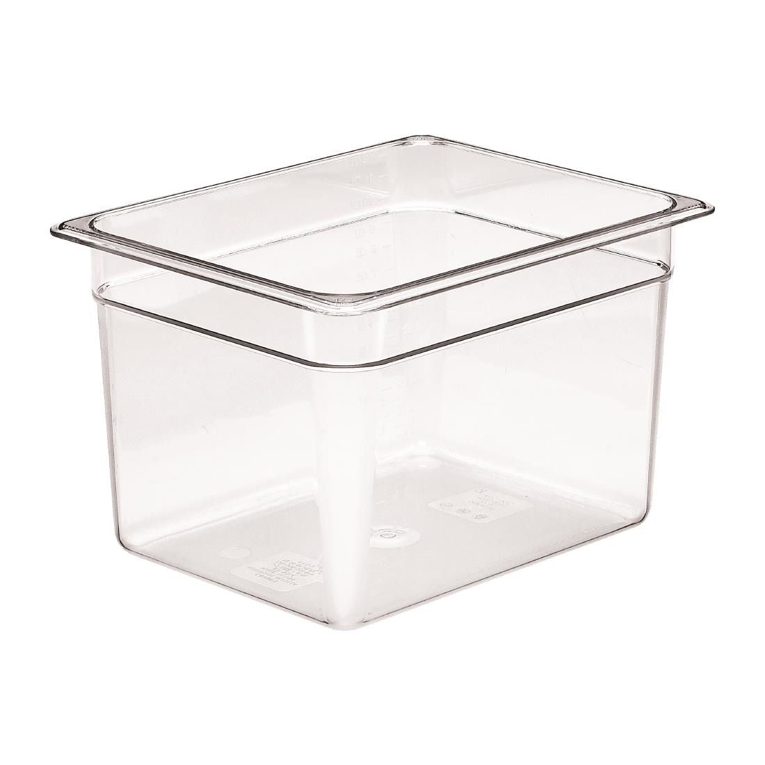 DM746 Cambro Polycarbonate 1/2 Gastronorm Pan 200mm JD Catering Equipment Solutions Ltd