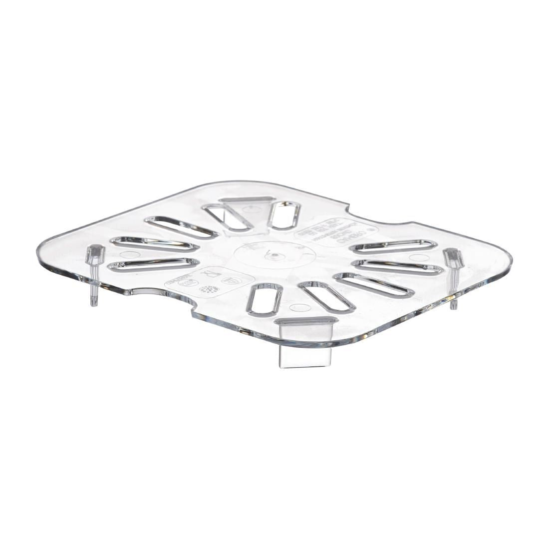 DM755 Cambro Polycarbonate 1/6 Gastronorm Pan Drain Shelf JD Catering Equipment Solutions Ltd