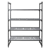 DM775 Cambro Stationary Vented 4 Shelf Starter Units 1830 x 1375 x 610mm JD Catering Equipment Solutions Ltd